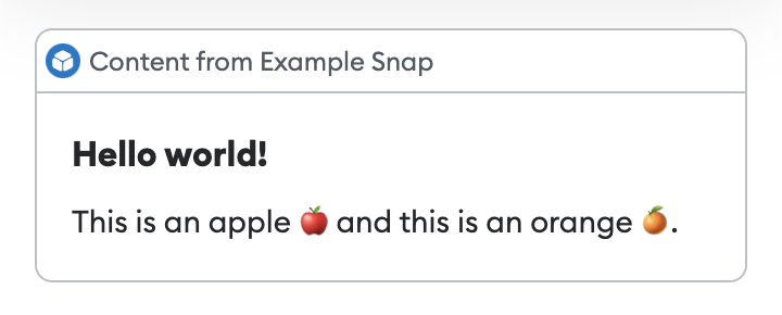 Emojis UI example